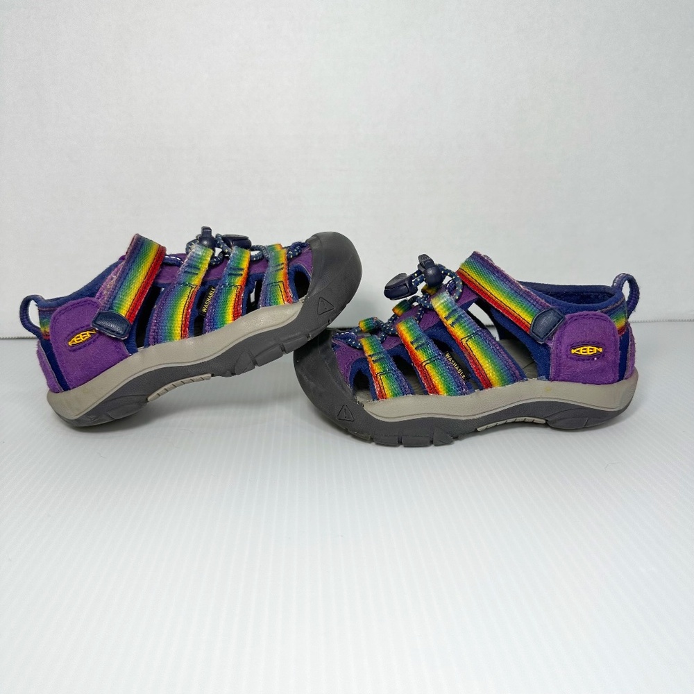 Keen Kids Newport H2 Multi Tillandsia Purple Outdoor Waterproof Sandals Size 9